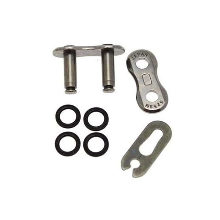 Semi-pressed fastener for AFAM 525 XMR3 chain