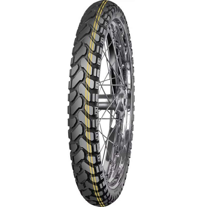 Pneu avant Mitas ENDURO TRAIL+ 120/70B19 60H TL/TT M+S DAKAR YELLOW Pneu avant Mitas ENDURO TRAIL+ 120/70B19 60H TL/TT M+S DAKAR YELLOW