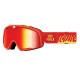 Masque moto 100% BARSTOW DEATH SPRAY RED Masque moto 100% BARSTOW DEATH SPRAY RED