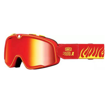 Masque moto 100% BARSTOW DEATH SPRAY RED Masque moto 100% BARSTOW DEATH SPRAY RED