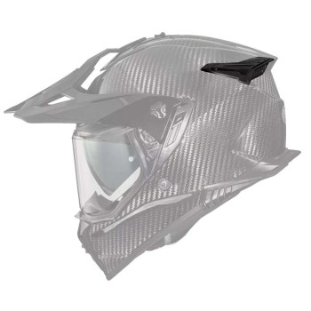 Spoiler arrière de casque Premier DISCOVERY Carbone