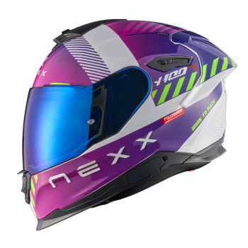 Casque moto Nexx Y.100R FADE Purple