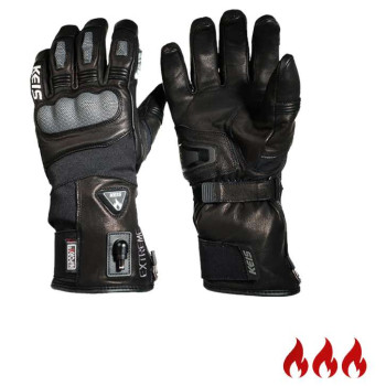 Gants moto chauffants KEIS G901