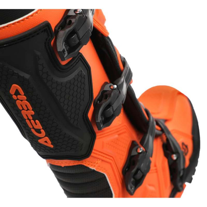 Acerbis ARTIGLIO motorcycle boots Orange/Black