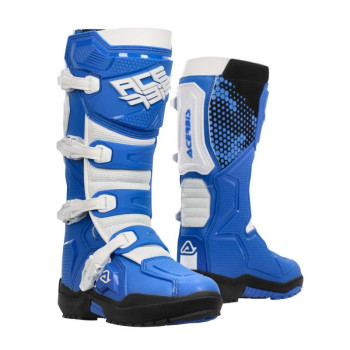 Bottes moto Acerbis ARTIGLIO Bleu/Blanc