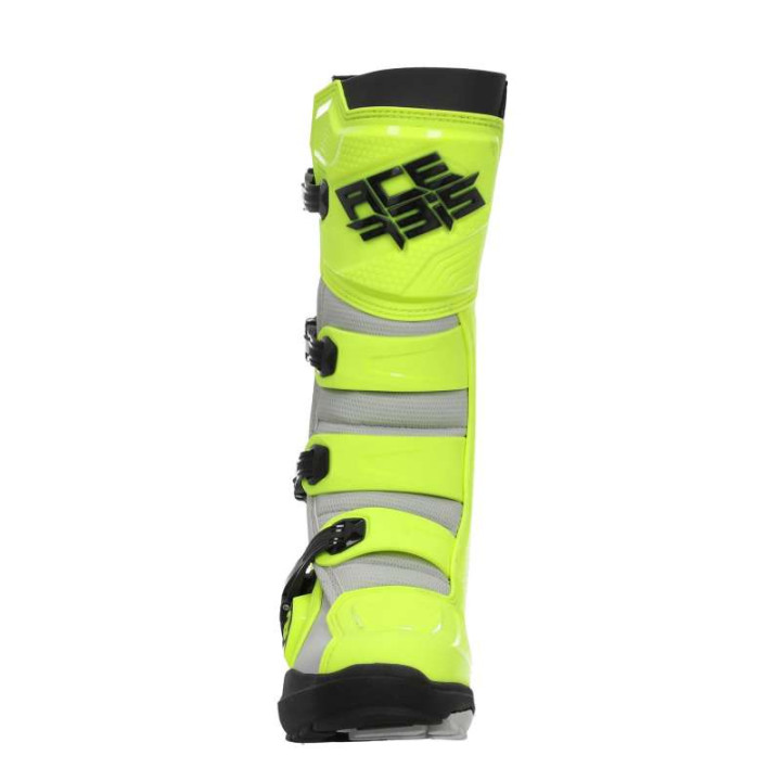 Acerbis ARTIGLIO Motorcycle Boots Fluo Yellow/White