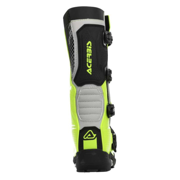 Acerbis ARTIGLIO Motorcycle Boots Fluo Yellow/White