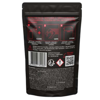Lingette microfibre antibuée réutilisable VISIOFOG