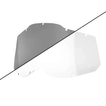Ecran Photochromique pour masque moto 100% ACCURI 2/RACECRAFT 2/STRATA 2