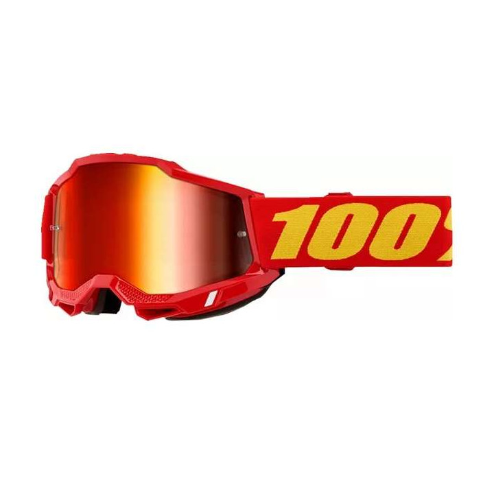 Masque moto 100% ACCURI 2 RED IRIDIUM RED Masque moto 100% ACCURI 2 RED IRIDIUM RED