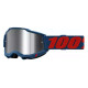 100% ACCURI 2 ODEON IRIDIUM SILVER motorcycle mask
