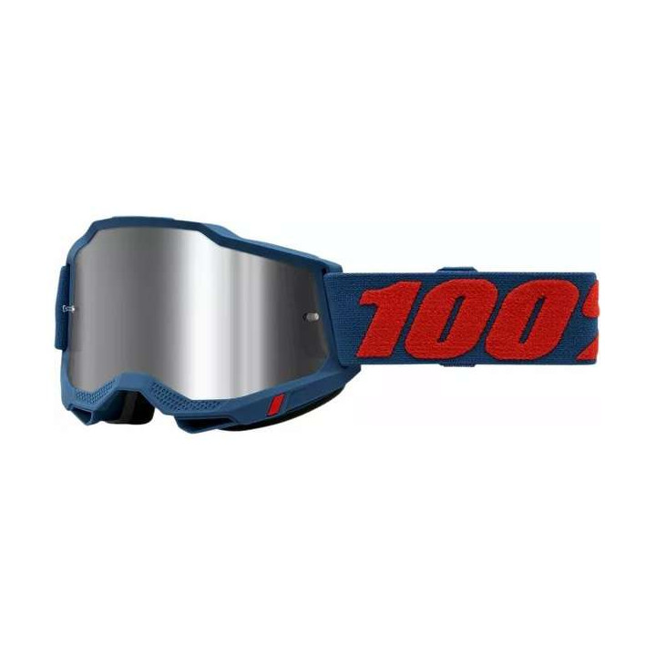 100% ACCURI 2 ODEON IRIDIUM SILVER motorcycle mask 100% ACCURI 2 ODEON IRIDIUM SILVER motorcycle mask