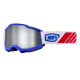 Masque moto 100% ACCURI 2 KOLBY IRIDIUM SILVER