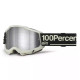 100% ACCURI 2 GLOW IRIDIUM SILVER motorcycle mask