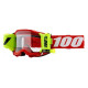 100% ACCURI 2 FORECAST RED CLEAR motorcycle mask