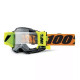 100% ACCURI 2 FORECAST ORANGE CLEAR motorcycle mask