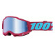 Masque moto 100% ACCURI 2 EXCELSIOR IRIDIUM BLUE