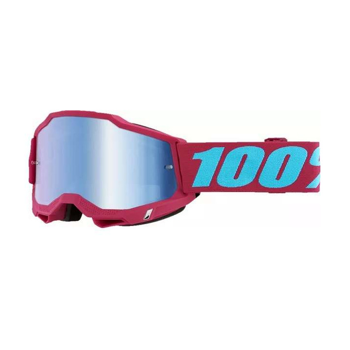 Masque moto 100% ACCURI 2 EXCELSIOR IRIDIUM BLUE