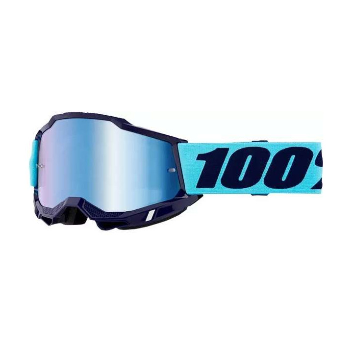 100% ACCURI 2 VAULTER IRIDIUM BLUE motorcycle mask 100% ACCURI 2 VAULTER IRIDIUM BLUE motorcycle mask