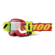 100% ACCURI 2 FORECAST RED CLEAR motorcycle mask