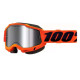 Masque moto 100% ACCURI 2 SNOW ORANGE IRIDIUM SILVER Masque moto 100% ACCURI 2 SNOW ORANGE IRIDIUM SILVER