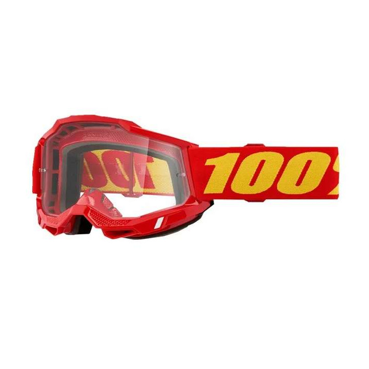 100% ACCURI 2 OTG RED CLEAR motorcycle mask