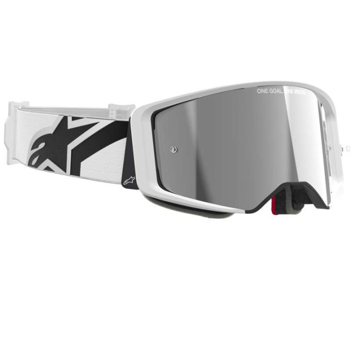 Masque cross Alpinestars SUPERTECH CORP White Mirror - Silver