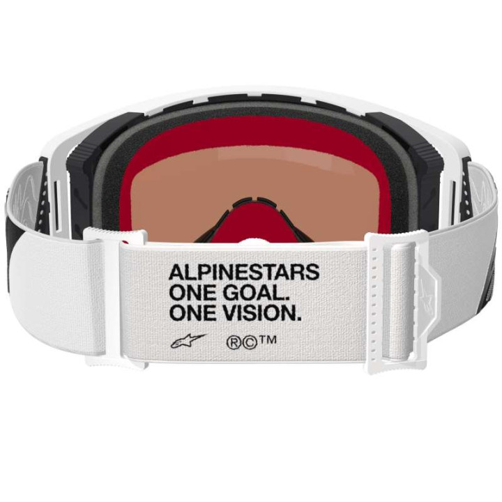 Masque cross Alpinestars SUPERTECH CORP White Mirror - Silver
