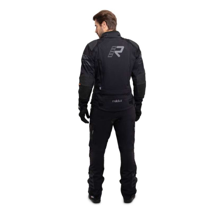 Blouson moto Rukka ARMATOU-R laminé 3 couches Noir Blouson moto Rukka ARMATOU-R laminé 3 couches Noir
