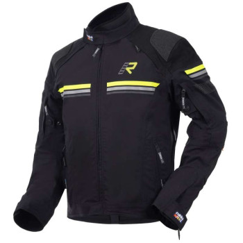 Blouson moto Rukka ARMATOU-R laminé 3 couches Noir/Jaune