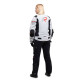 Veste moto femme Rukka ARMATOU-R LADY laminée 3 couches Gris/Rouge