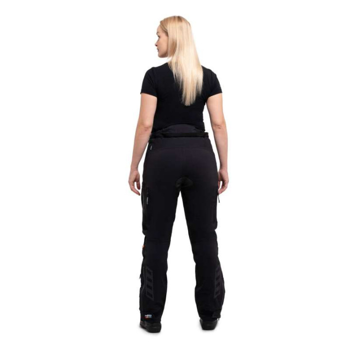Pantalon moto femme Rukka ARMATOU-R laminé 3 couches Noir