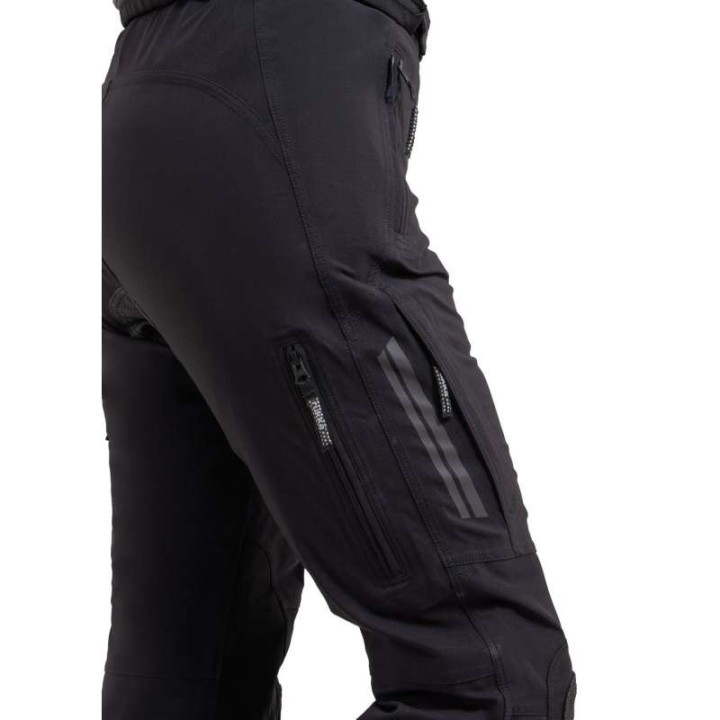 Pantalon moto femme Rukka ARMATOU-R laminé 3 couches Noir