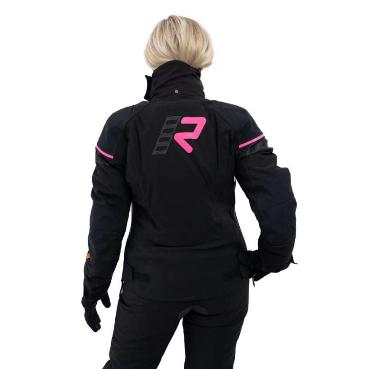 Veste moto femme Rukka RAPTORINA Gore Tex Pro laminée 3C Noir/Rose