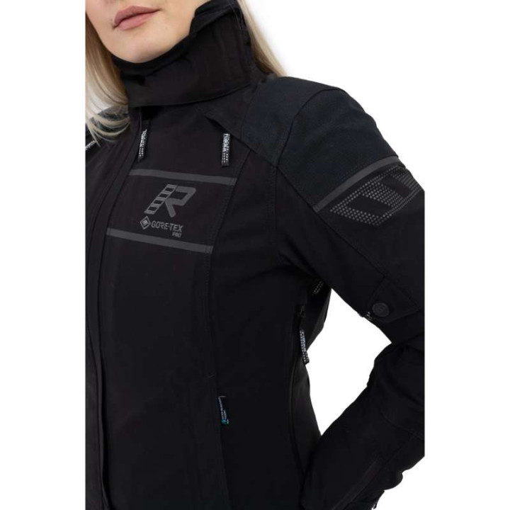 Veste moto femme Rukka RAPTORINA Gore Tex Pro laminée 3C Noir