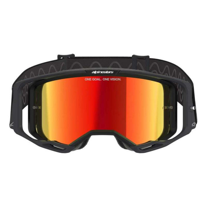 Alpinestars VISION 8 CORP Cross Goggle Black Mirror Red