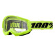 Masque moto cross 100% STRATA 2 NEON YELLOW CLEAR