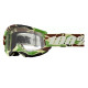 Masque moto cross 100% STRATA 2 WAR CAMO CLEAR Masque moto cross 100% STRATA 2 WAR CAMO CLEAR