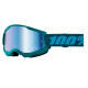 Masque moto cross 100% STRATA 2 STONE MIRROR BLUE