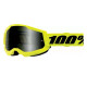 Motorcycle cross mask 100% STRATA 2 SAND NEON YELLOW SMOKE