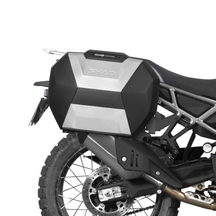 Kit valises Shad SH38X ALU + supports 3P (C0MT43XIF) CF Moto 450MT Kit valises Shad SH38X ALU + supports 3P (C0MT43XIF) CF Moto 450MT