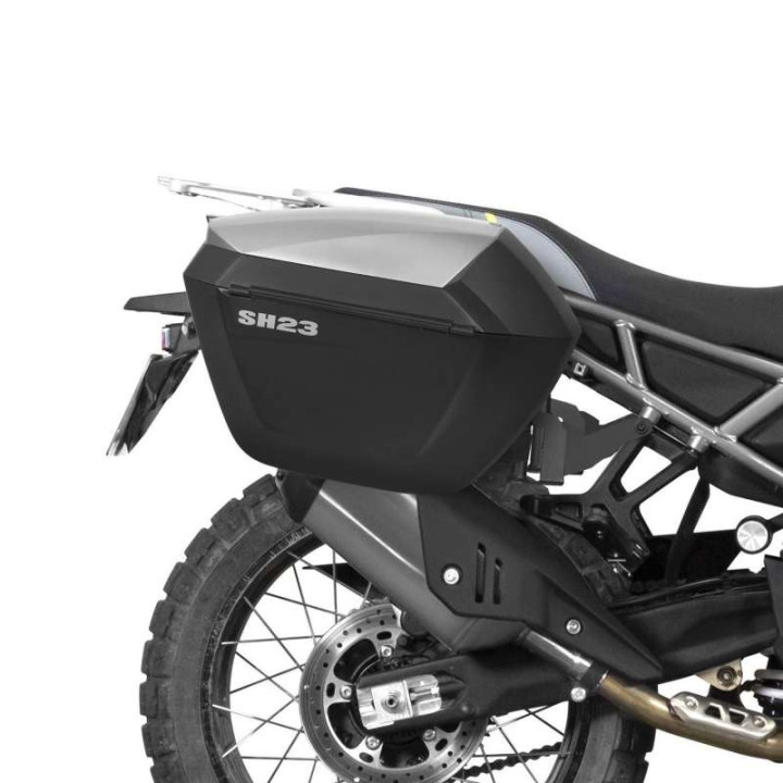 Kit valises Shad SH23 ALU + supports 3P (C0MT43XIF) CF Moto 450MT Kit valises Shad SH23 ALU + supports 3P (C0MT43XIF) CF Moto 450MT