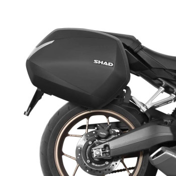 Kit valises Shad SH36 capots carbone + supports 3P (H0CR64IF) Honda CB650R/CBR650R 24-