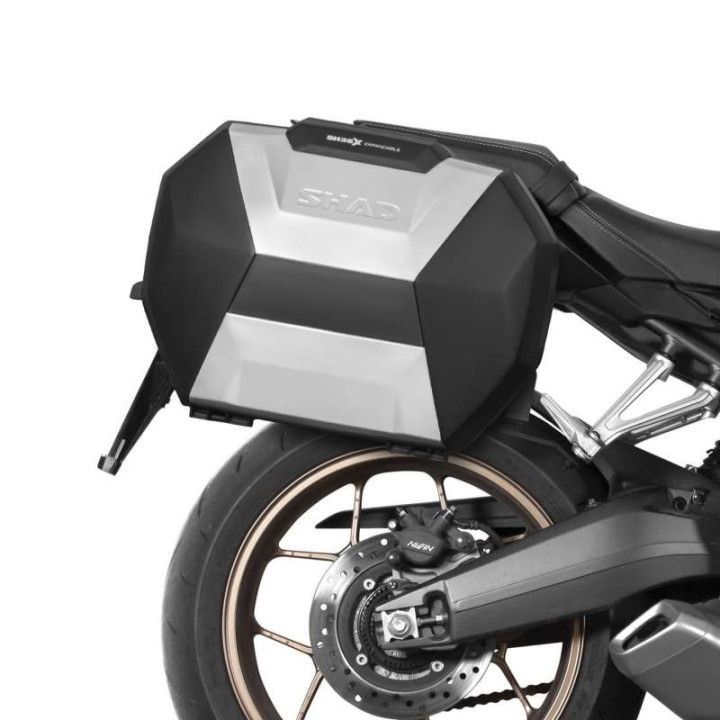 Kit suitcases Shad SH38X ALU + brackets 3P (H0CR64IF) Honda CB650R/CBR650R 24- Kit suitcases Shad SH38X ALU + brackets 3P (H0CR64IF) Honda CB650R/CBR650R 24-