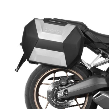 Kit valises Shad SH38X ALU + supports 3P (H0CR64IF) Honda CB650R/CBR650R 24- Kit valises Shad SH38X ALU + supports 3P (H0CR64IF) Honda CB650R/CBR650R 24-