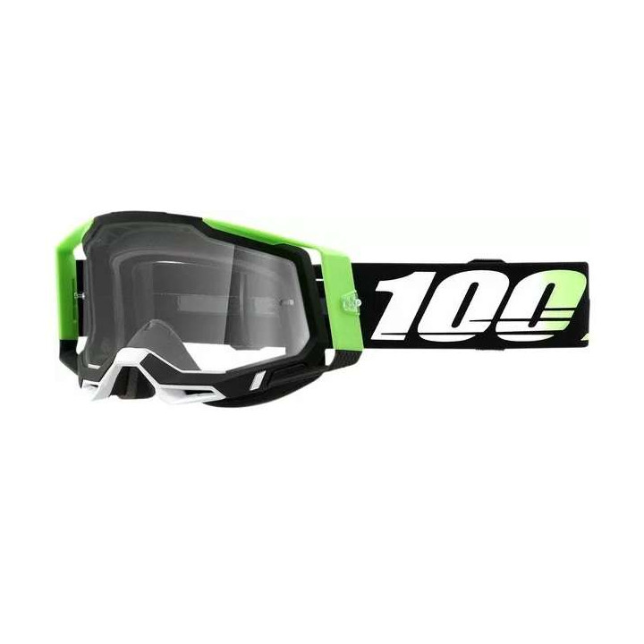 100% RACECRAFT 2 KALKUTA CLEAR motocross mask