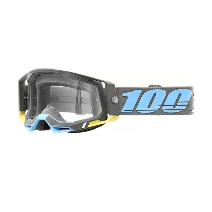Masque moto cross 100% RACECRAFT 2 TRINIDAD CLEAR Masque moto cross 100% RACECRAFT 2 TRINIDAD CLEAR