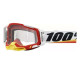 100% RACECRAFT 2 ARSHAM RED CLEAR motocross mask 100% RACECRAFT 2 ARSHAM RED CLEAR motocross mask