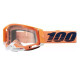 100% RACECRAFT 2 CORAL CLEAR motocross mask