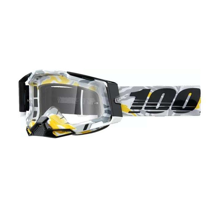 100% RACECRAFT 2 KORB CLEAR motocross mask